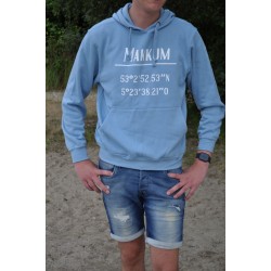 Makkum hoodie - licht blauw